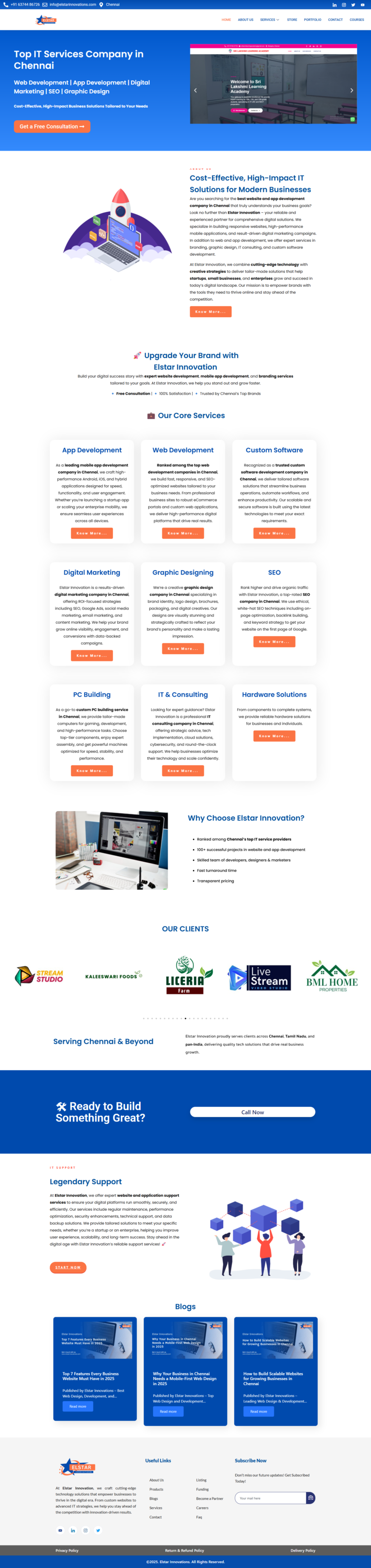 it company website build by latvy technologies chennai the best web designing company in chennai