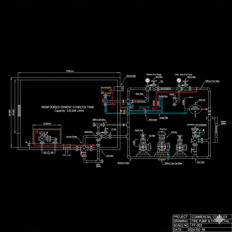 FIRE PUMP ROOM LAYOUT LATVY TECH CHENNAI